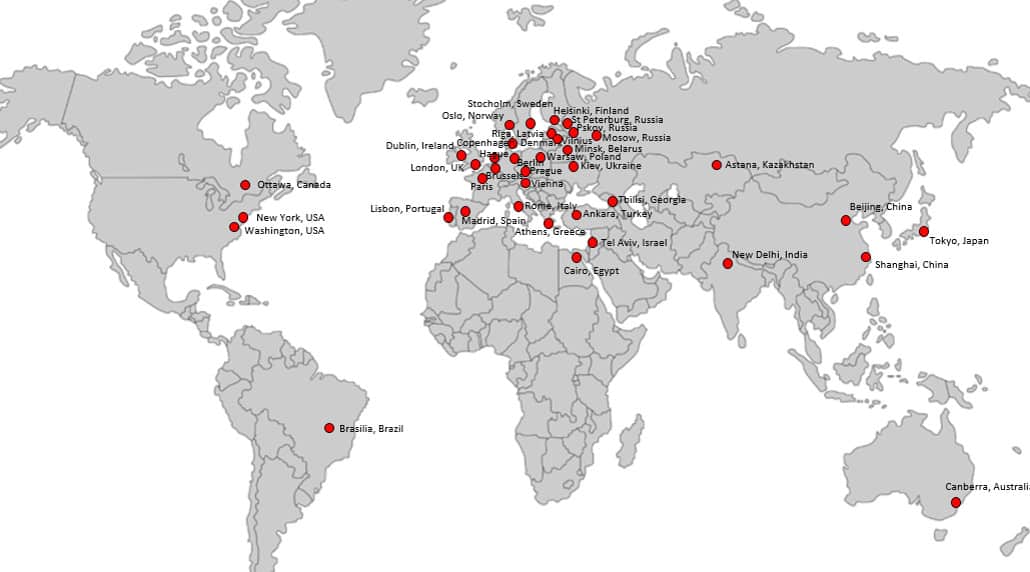 consolati estonia nel mondo