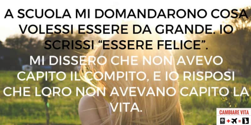 frasi aforismi essere felici