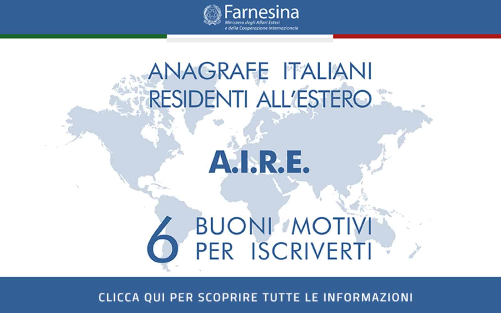 Aire significato italiani nel mondo estero