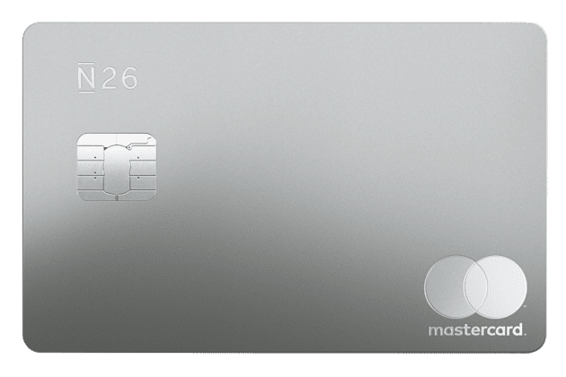 Carta N26 Metal grigio
