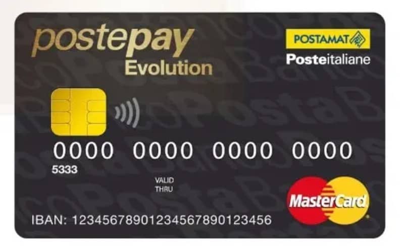 Carta Postepay Evolution